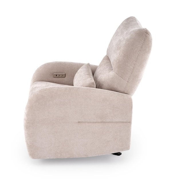 SAXON electric recliner with rocking, beige