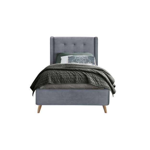 ESTELLA  90 cm bed grey 3