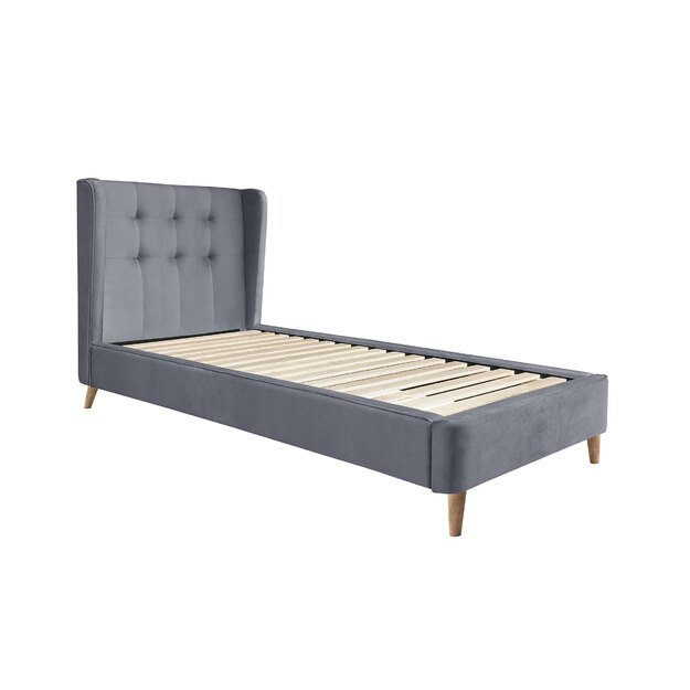ESTELLA  90 cm bed grey 4