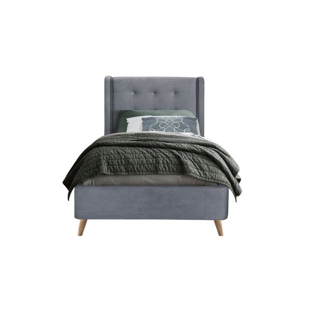 ESTELLA  90 cm bed grey 1