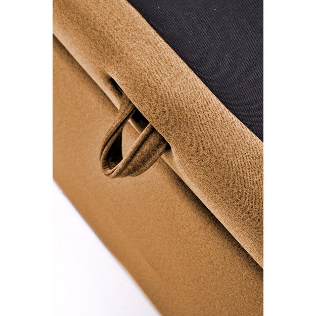 ASENTO 160 bed, mustard ELEMENT#8 9