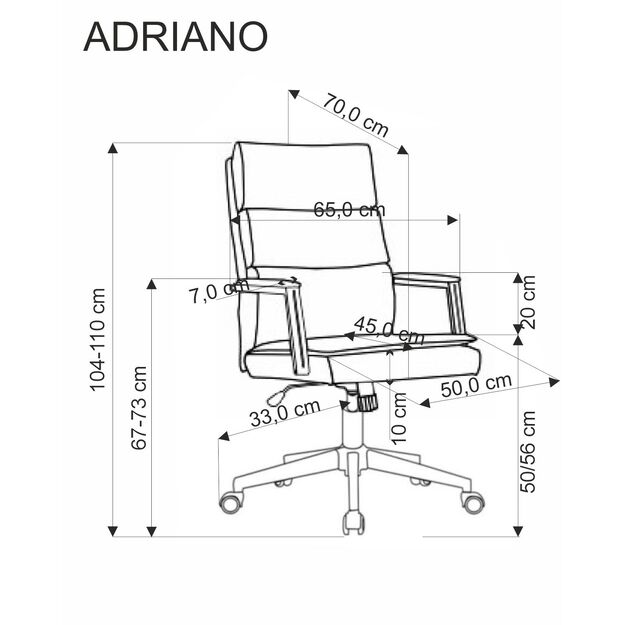 ADRIANO leisure chair color: olive #77 3