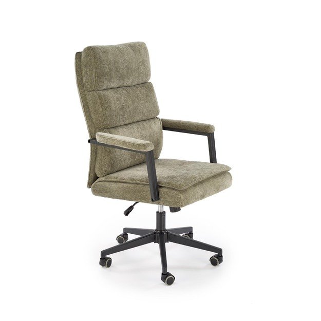 ADRIANO leisure chair color: olive #77 5