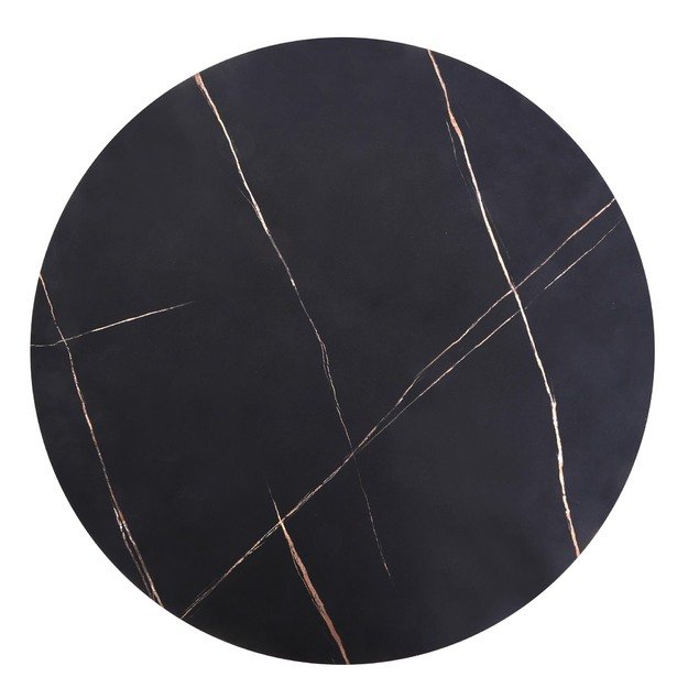 ANTICA c. table,  black marble table top - black frame 1