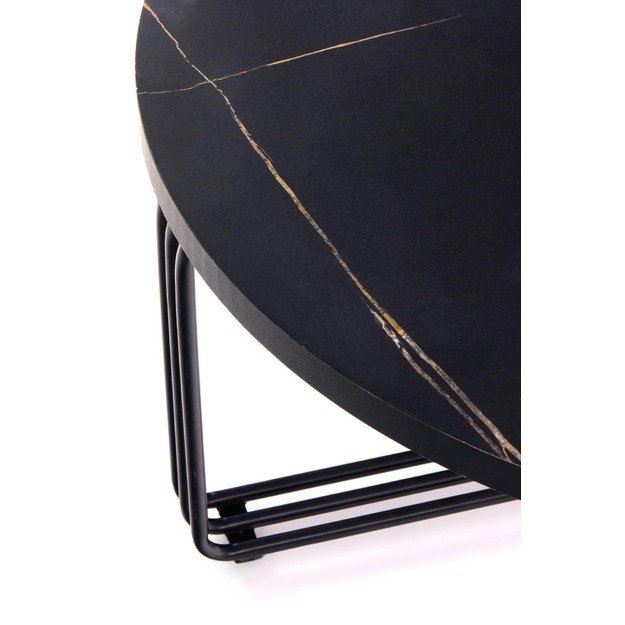 ANTICA c. table,  black marble table top - black frame 3
