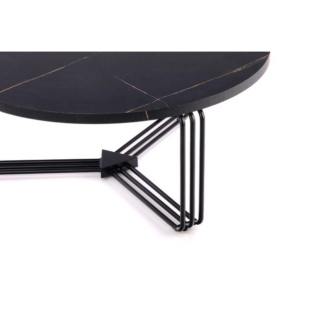 ANTICA c. table,  black marble table top - black frame 4