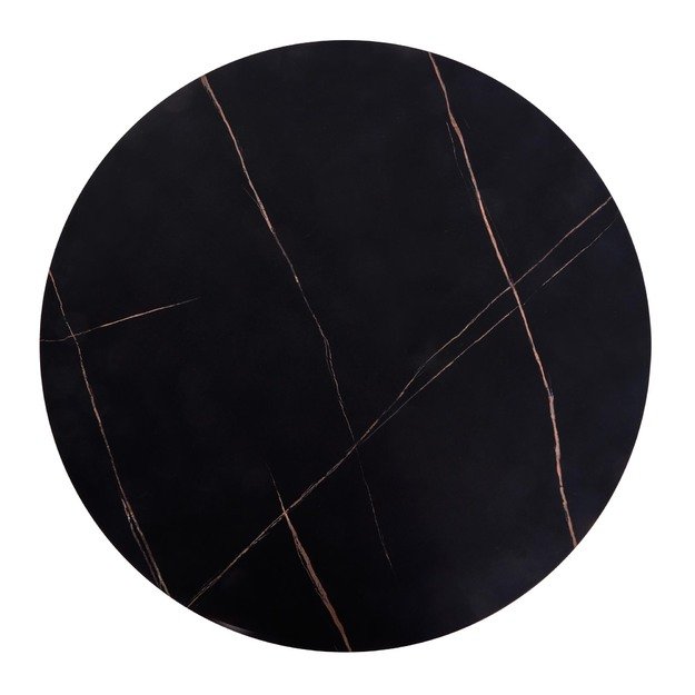 ANTICA c. table,  black marble table top - black frame 10