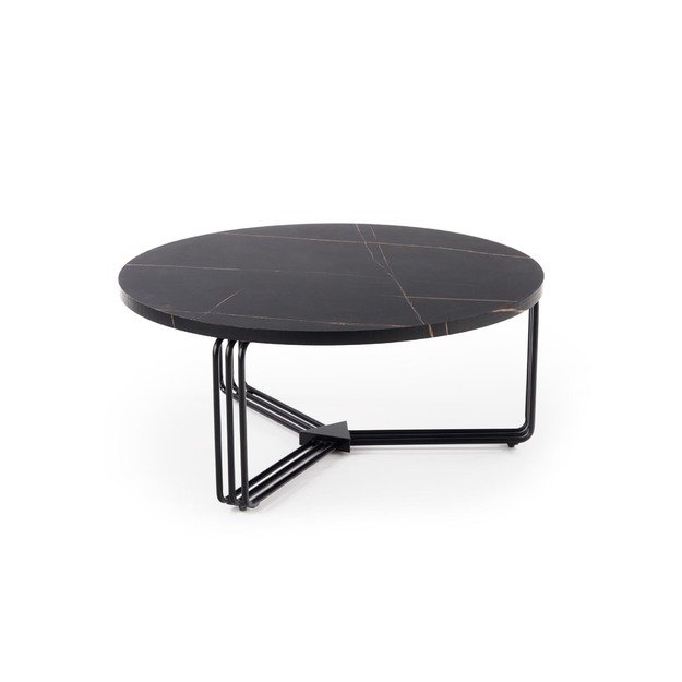 ANTICA c. table,  black marble table top - black frame 6