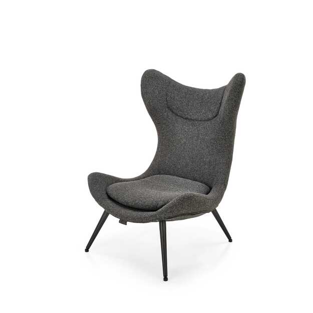 ATLANTIS leisure armchair dark grey/ black 2
