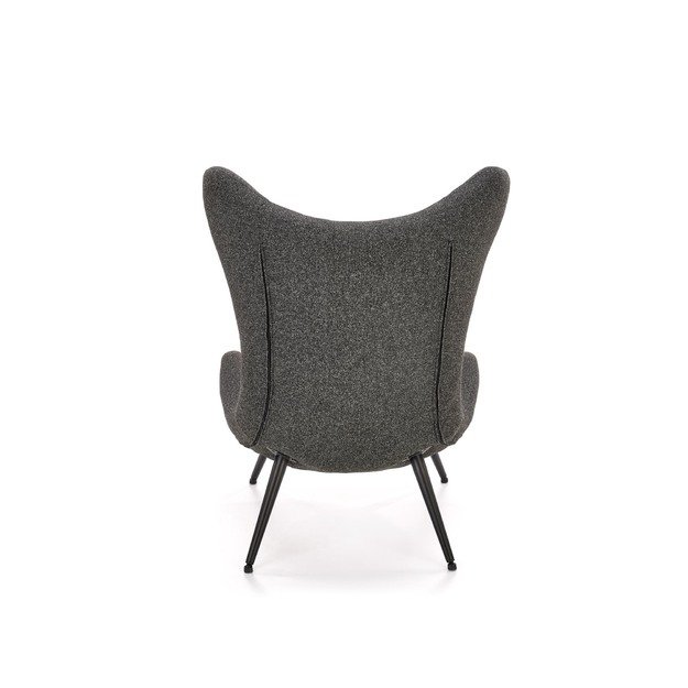 ATLANTIS leisure armchair dark grey/ black 1