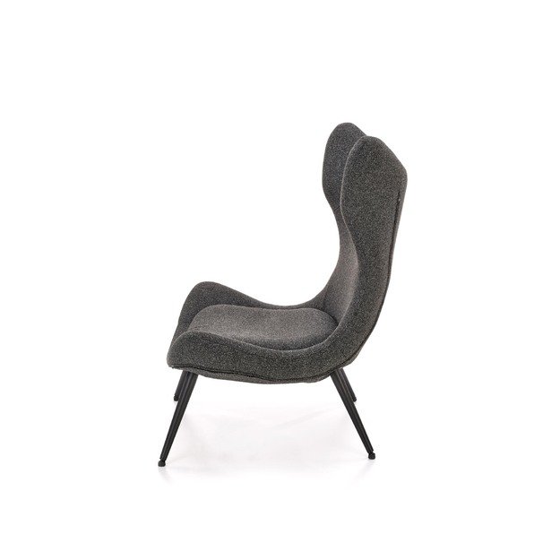 ATLANTIS leisure armchair dark grey/ black 3
