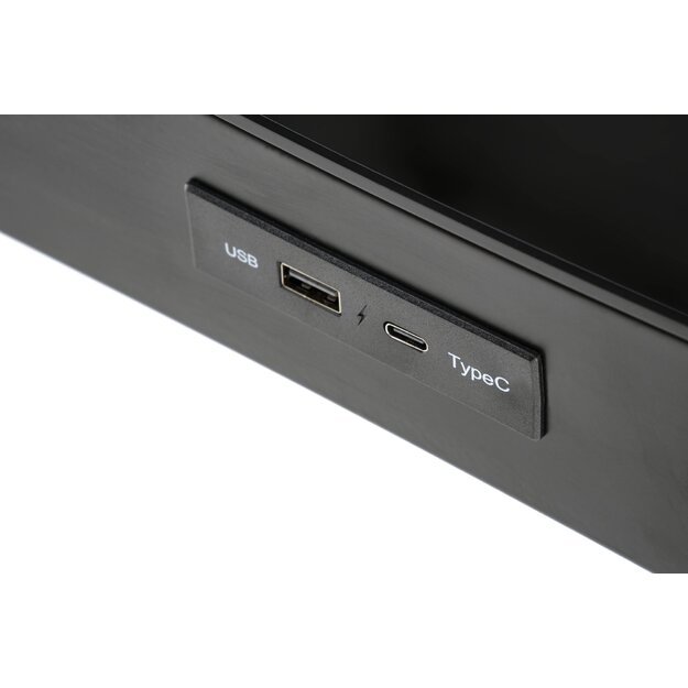 B52 desk with adjustable height, black 6