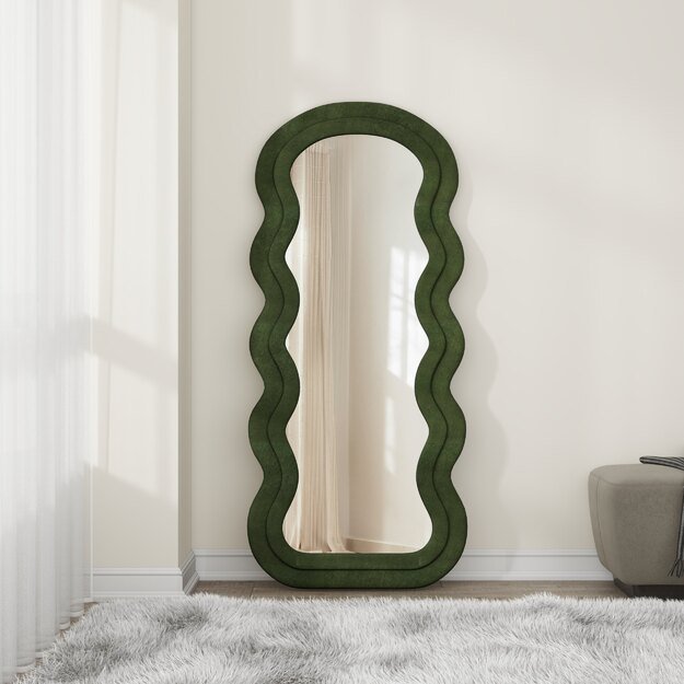 CONFETTO standing mirror or wall mirror, olive 7