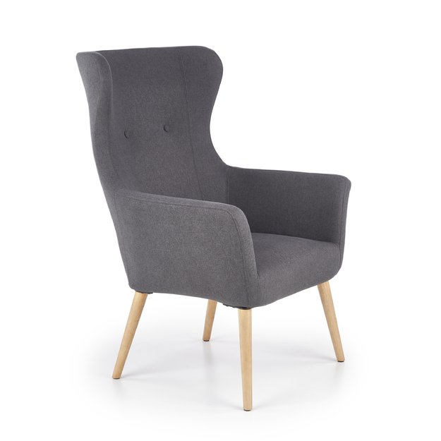 COTTO leisure chair, color: dark grey