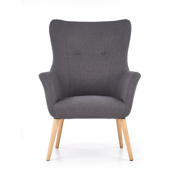 COTTO leisure chair, color: dark grey 3