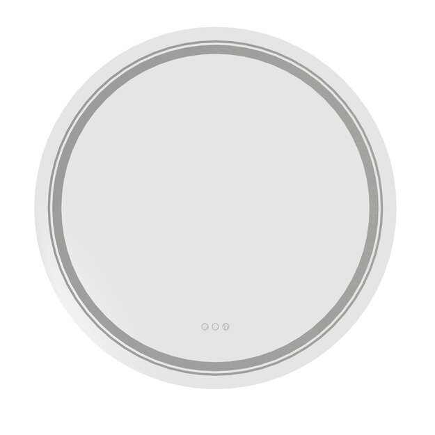 DOVER 60 bathroom wall mirror, silver