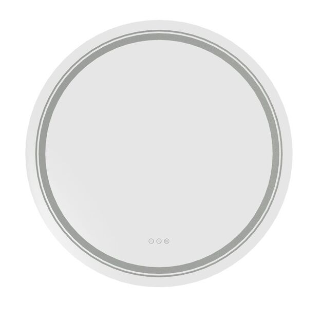 DOVER 60 bathroom wall mirror, silver 2