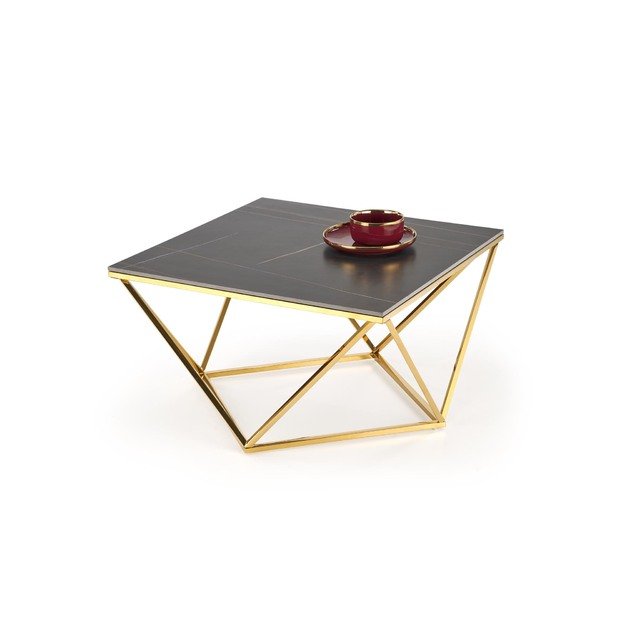 FELICIA coffe table, black marble / gold