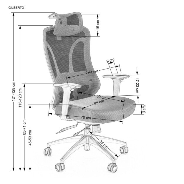 GILBERTO chair, black 7