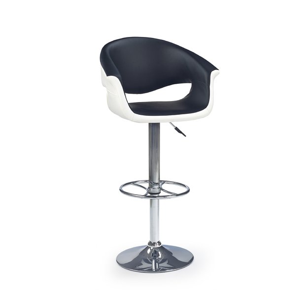 H46 bar stool color: white/black
