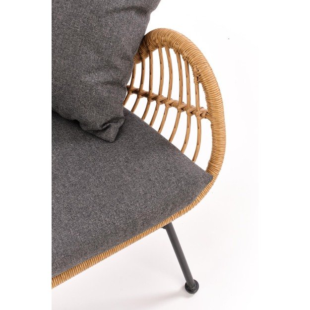 IKARO XL sofa color: natural/grey 17