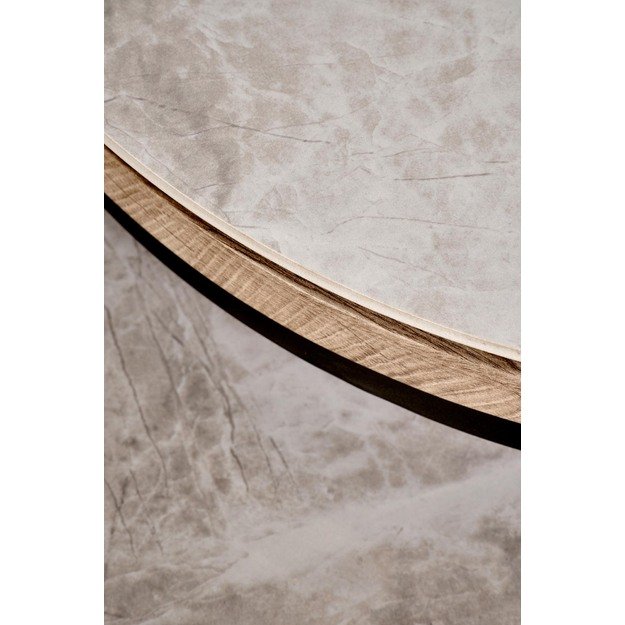 ITAKA set of 2 coffe tables, grey marble / graphite 8