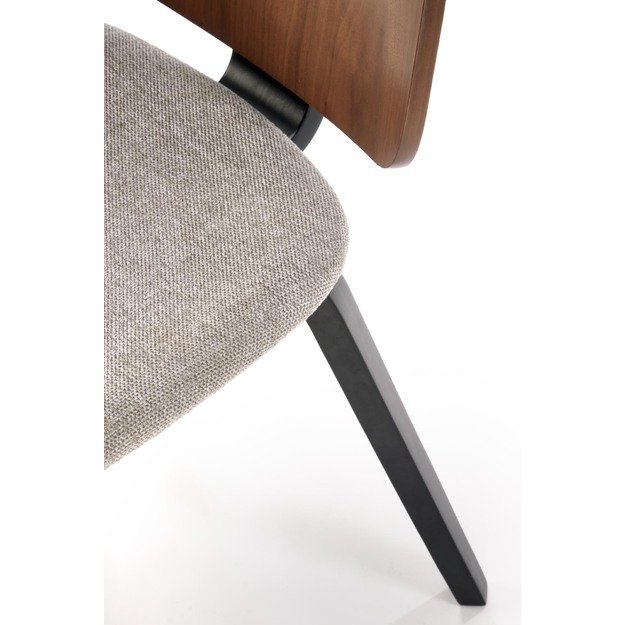 K563 chair, walnut / grey / black 18