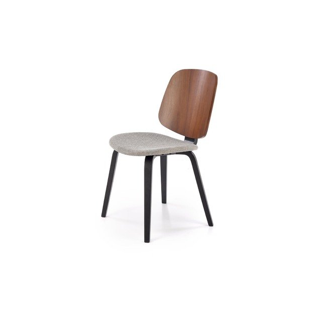K563 chair, walnut / grey / black 5