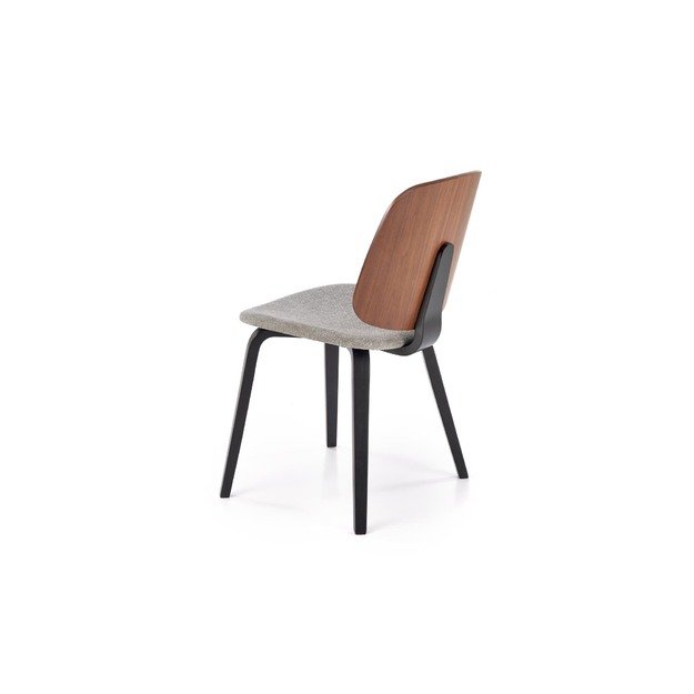K563 chair, walnut / grey / black 6