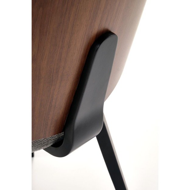 K563 chair, walnut / grey / black 20