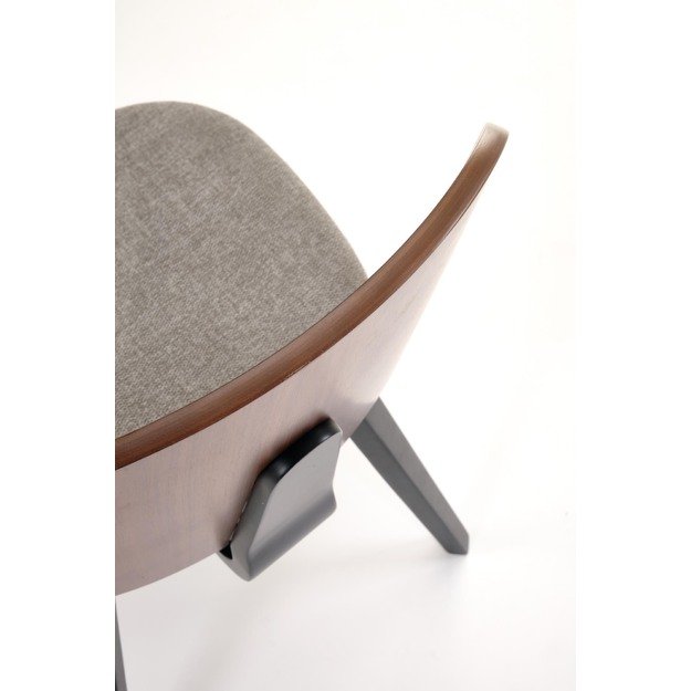 K563 chair, walnut / grey / black 19