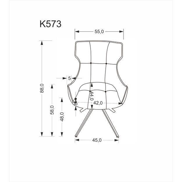 K573 chair, beige 13