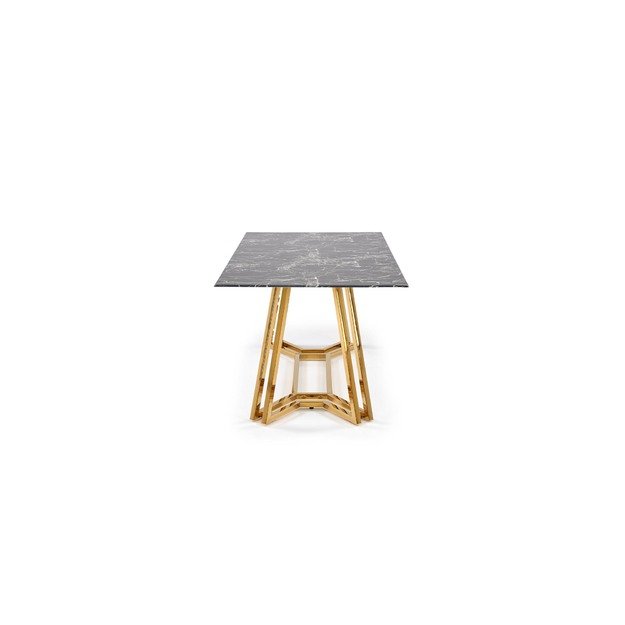 KONAMI table, color: top - black marble, legs - gold 20