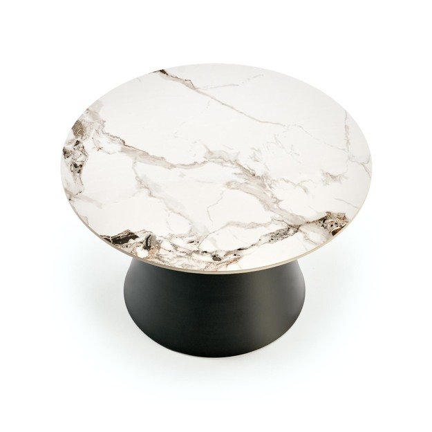 MAGNETA set of two, white marble/black 19