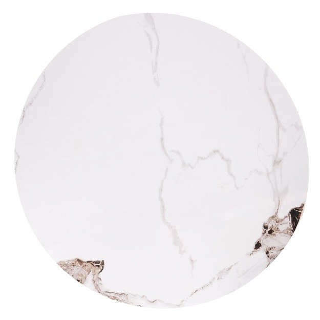 MAGNETA set of two, white marble/black 1
