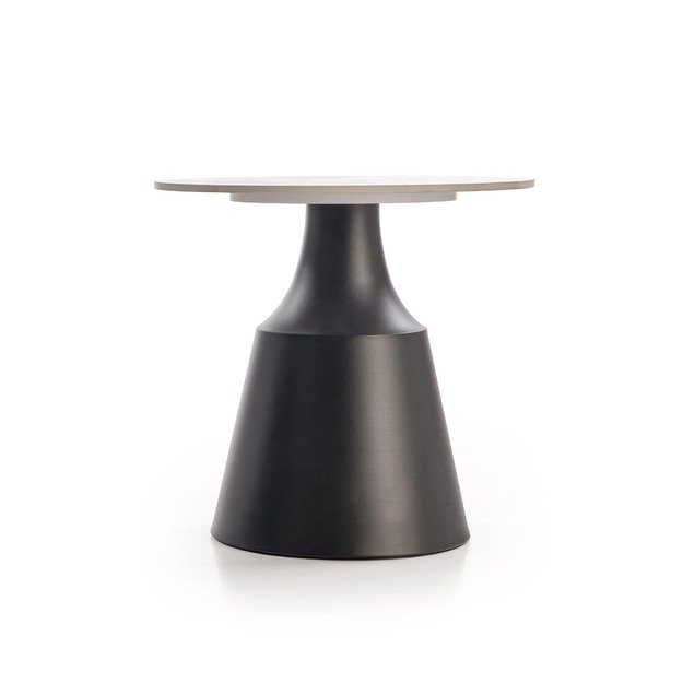 MAGNETA set of two, white marble/black 3