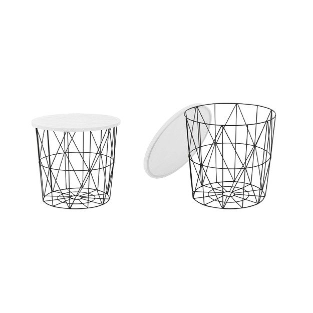 MARIFFA c. table, color: white / black