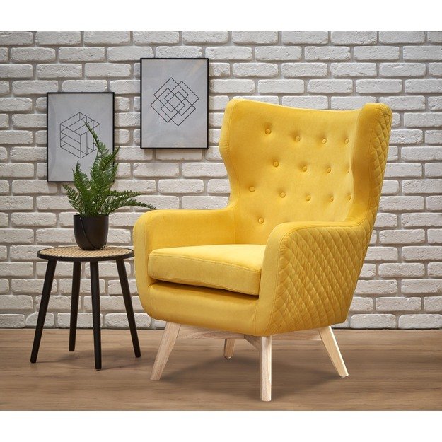 MARVEL l. chair, color: mustard 1