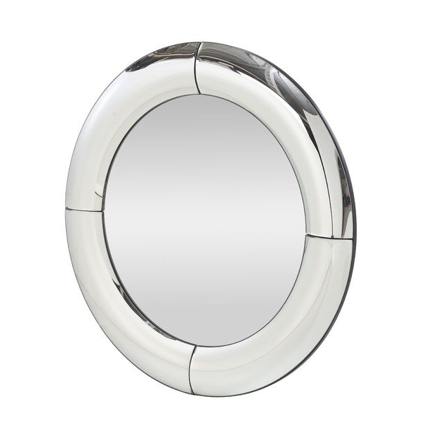 MOON wall mirror, silver