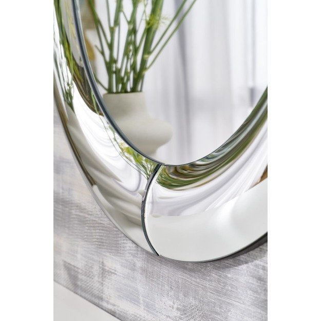 MOON wall mirror, silver 7