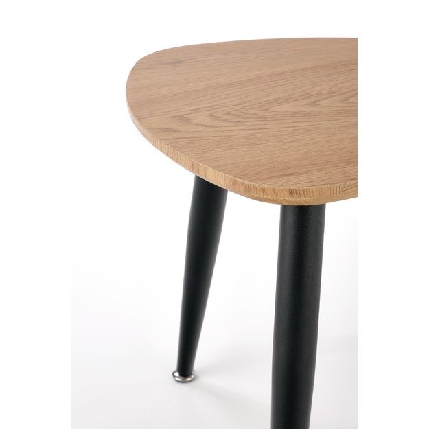 NICEA 2, set of two coffee tables, color: golden oak / black 14