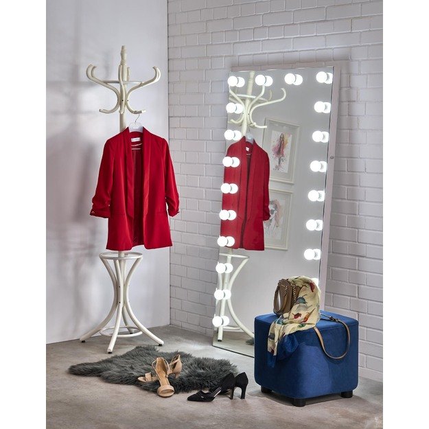 PEARL wall mirror, silver 6