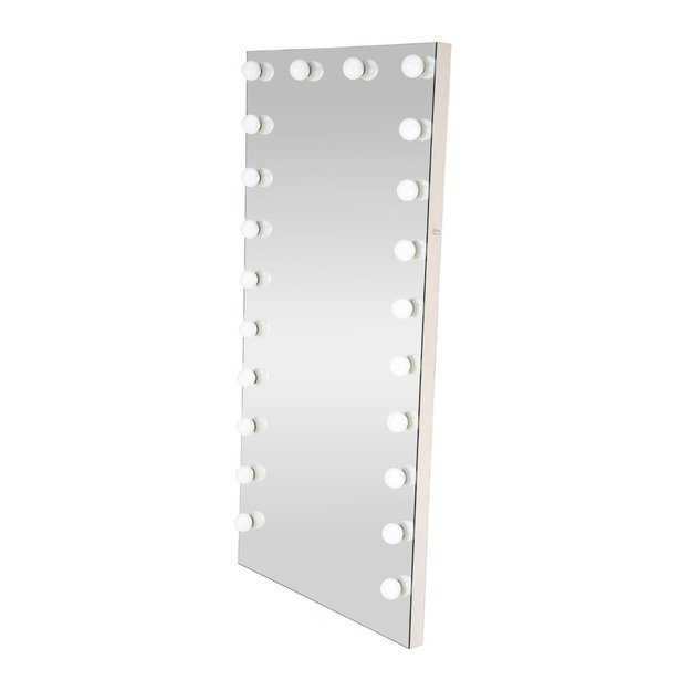 PEARL wall mirror, silver