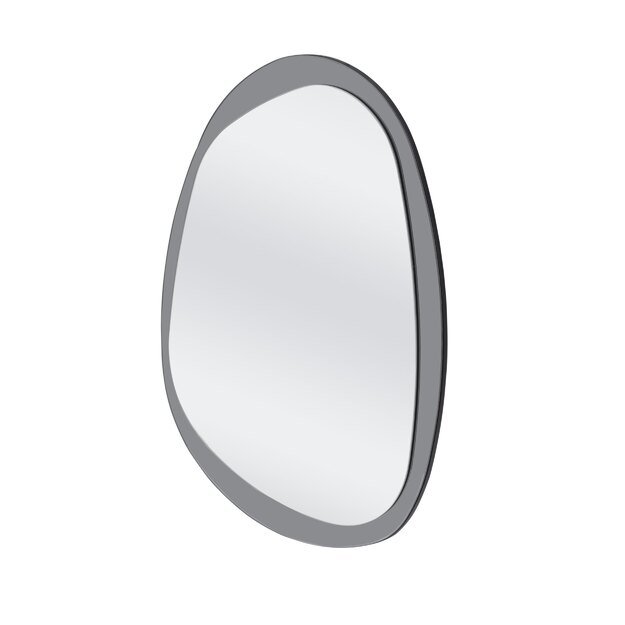 PLAZA wall mirror, silver 4