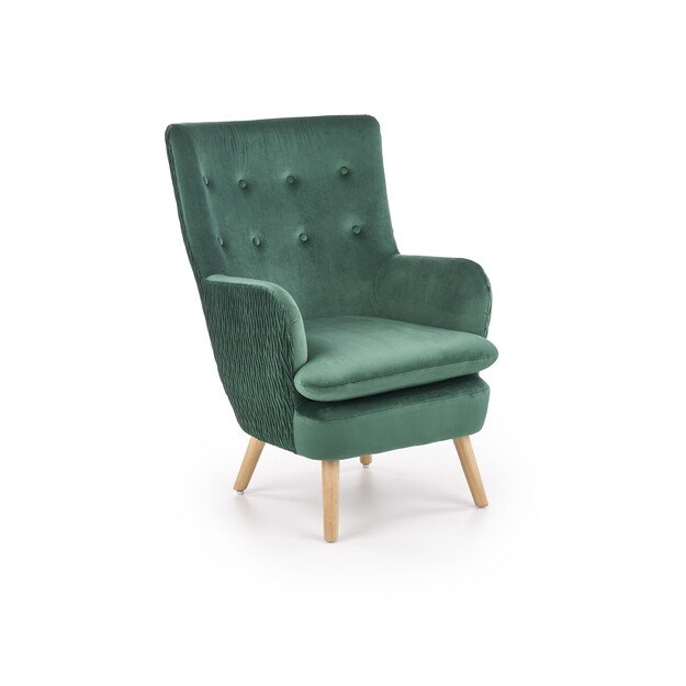 RAVEL l. chair, color: dark green