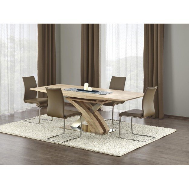 SANDOR extension table color: sonoma oak