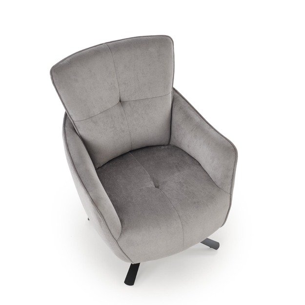 SCAMPI leisure chair, grey 1
