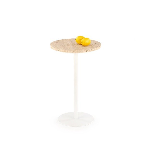 TRAVERSO c. table, color travertine / white 6