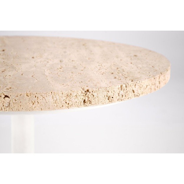 TRAVERSO c. table, color travertine / white 8