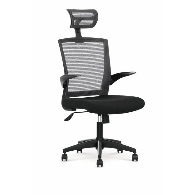 VALOR o. chair, color: black / grey